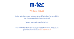 Desktop Screenshot of m-tec.co.uk